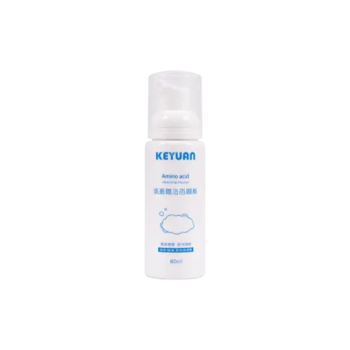 2.7oz/80ml 30-400 PET Foam Cleanser Bottle with Domed Collar PP Foamer Pump and ABS Overcap