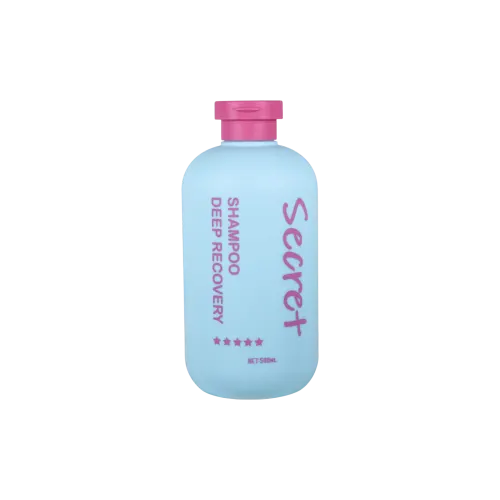 16.9oz/500ml 24-400 HDPE Round Bottle with Flat PP Flip Top Cap