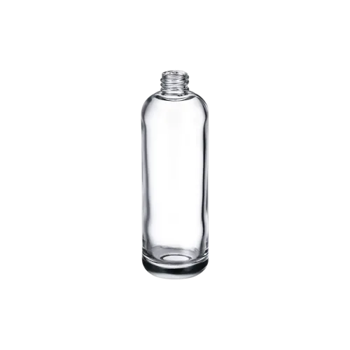 4.4oz/130ml 20-410 Clear Glass Euro Round Bottle