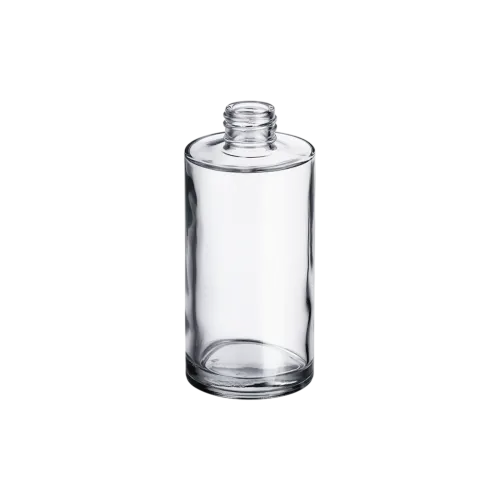 3.4oz/100ml 20-410 Clear Glass Cylinder Bottle