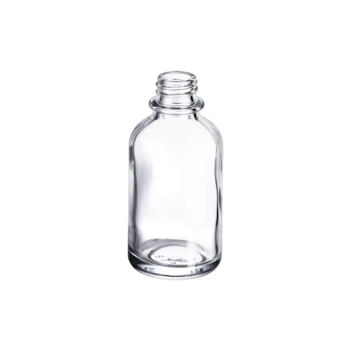 1.4oz/40ml 18-410 Clear Glass Round Dropper Bottle