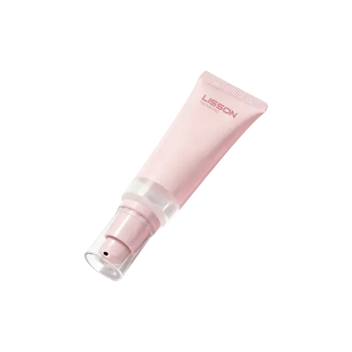 35mm 1.4-4.1oz (40ml-120ml) PE Airless Serum Pump Tube with PP Overcap
