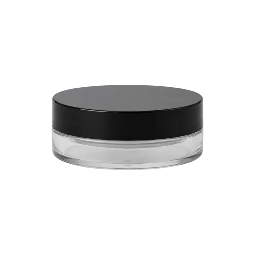 1.7oz /50ml PET Atelier Loose Powder Jar with Flush PET Closure and PP Sifter
