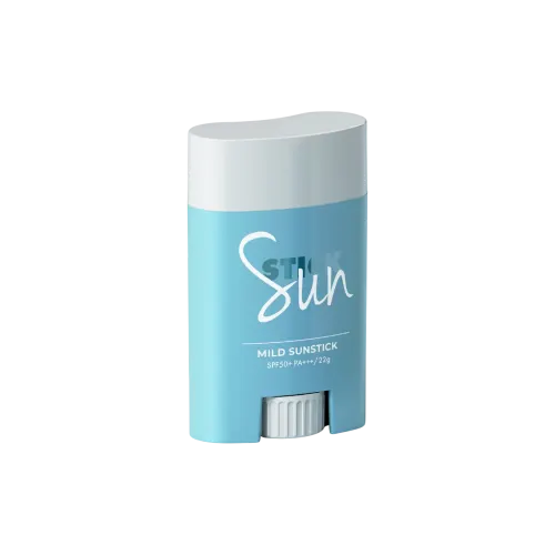 0.8oz/22ml PP Peanut-Shaped Sunscreen Stick with Twist-Up Mechanism & Bottom Fill Design