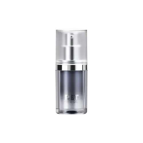 0.5oz/15ml Refillable PET Airless Pump Bottle, 50% PCR PP Inner Pump Refill