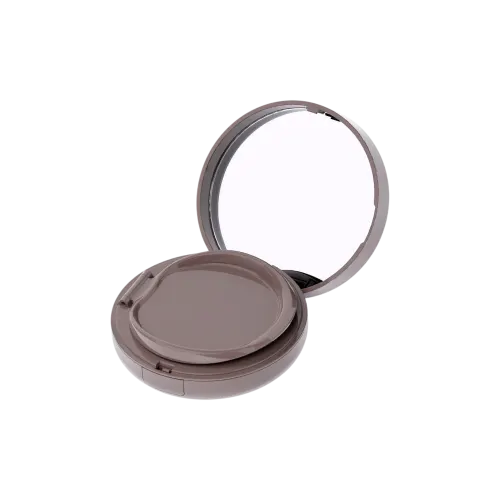 15g Refillable ABS Round Cushion Compact with Mirror & Customizable Interchangeable Deco Plate
