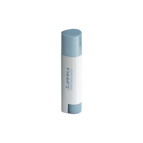 3.5g PP Teardrop Lip Balm Stick with Slanted Precision Twist-Up Mechanism