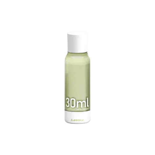 1oz/30ml Refillable PETG/PP Airless Pump Bottle with PP Inner Refill Cartridge, 0.2cc Dosage