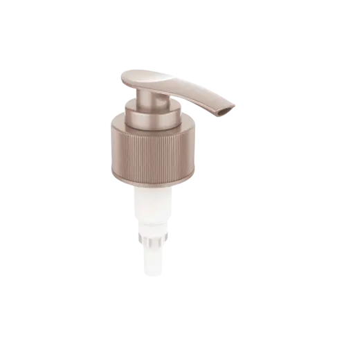 28-410 Ribbed PP Saddle Head Lotion Pump, 2cc Dosage