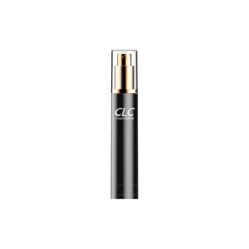 1.7oz / 50ml PP Slim Cylinder Metallic Airless Pump Bottle, 0.25cc