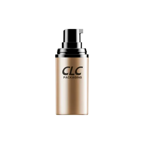 0.5oz / 15ml PP Airless Pump Bottle with Flush Overcap, 0.25cc Dosage