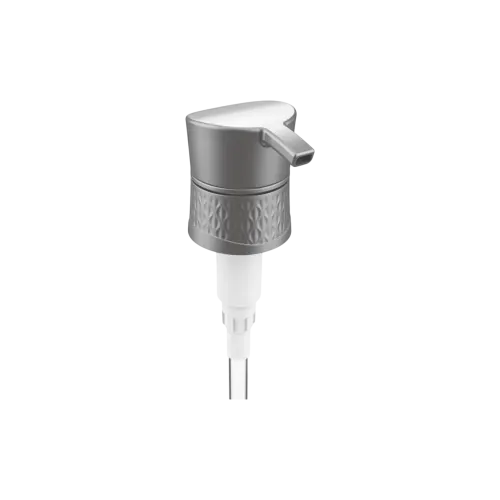 33-410 PP Dispensing Pump with Decorative Embossed Wave Collar, 4cc Dosage