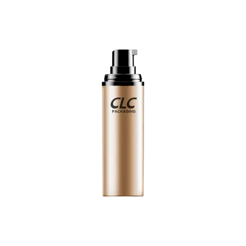 1oz / 30ml PP Airless Pump Bottle with Flush Overcap, 0.25cc Dosage