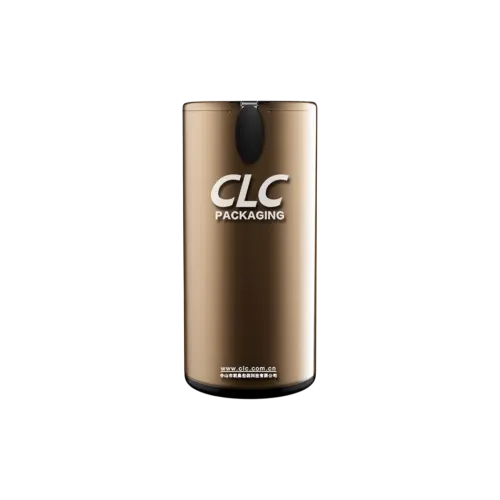 2.7oz / 80ml ABS Cylinder Airless Pump Bottle with Integrated Actuator, 0.25cc