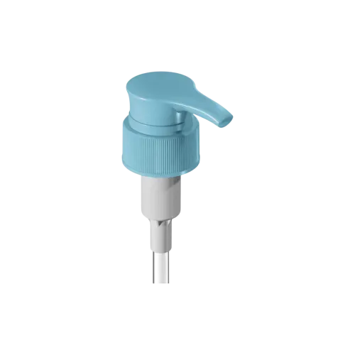 33-410 Ribbed PP Flat Lotion Pump, 4cc High-Viscosity Dosage