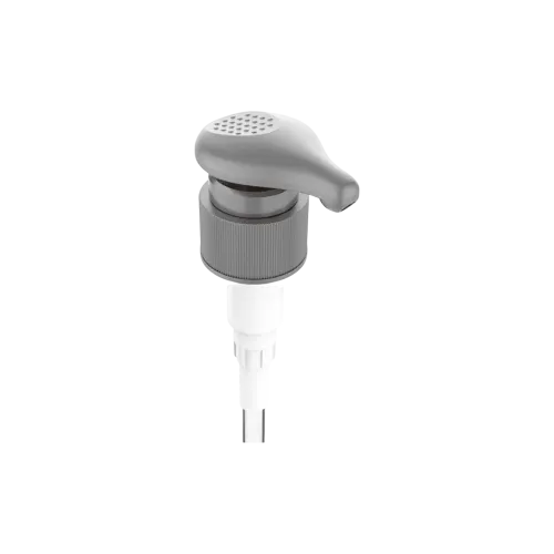 28-410 Ribbed PP Lotion Pump with Textured Grip Head, 4cc Dosage