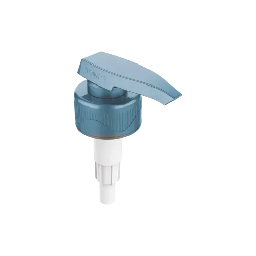 38-410 Ribbed PP Lotion Pump with Flat Head, 4cc Dosage