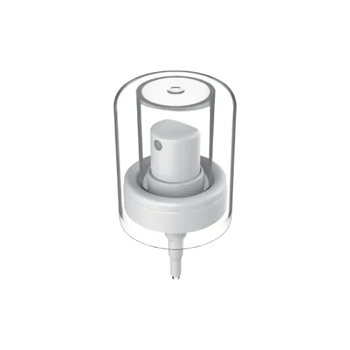 Standard 360° Spray Aerosol Valve with Snap-On Mounting and Clear Overcap