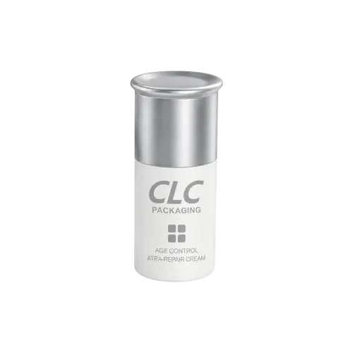 0.5oz / 15ml PP Airless Pump Bottle with Metallic Flush Overcap, 0.25cc Dosage