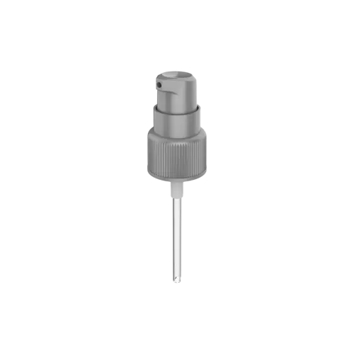 20-410 Ribbed PP Treatment Pump, 0.25cc Dosage with External Spring Design