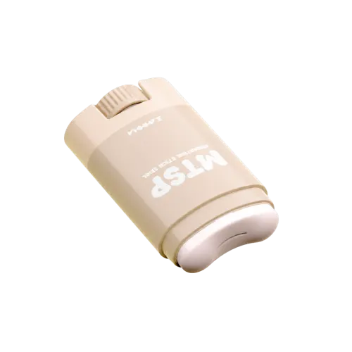 1.2oz/35ml PP Peanut-Shaped Sunscreen Stick with Elastomer Applicator Tip