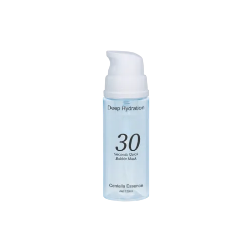 4.06oz/120ml 30-400 Double-Wall PET Round Bubble Mask Bottle with PP Foam Pump