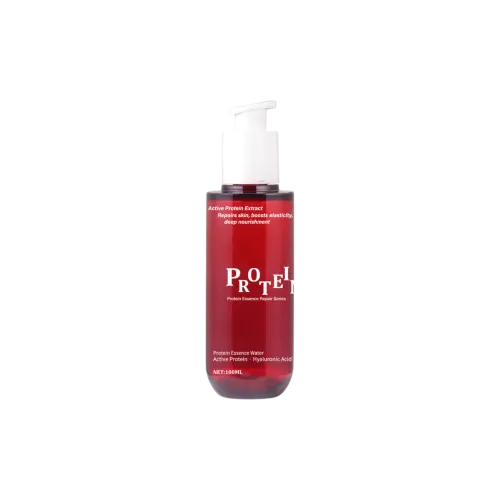 3.38oz/100ml 20-400 Round PETG Serum Bottle with Metallic Red PP Lotion Pump