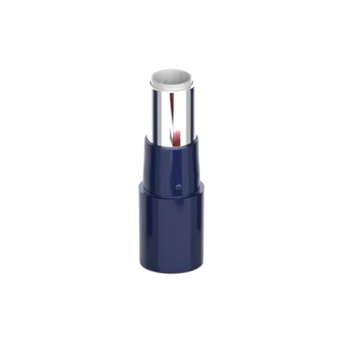 3.6g ABS Airtight Cylinder Lipstick Tube with 12.1mm Aluminum Bullet Cup