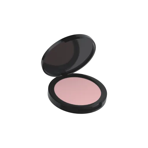Deep Well Single-Pan Round ABS Cosmetic Compact