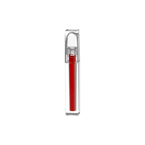 2.5ml / 0.08oz Thick-Wall PETG Square Fully-Transparent Lip Gloss & Concealer Tube with Customizable Doe-Foot Applicator