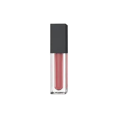 4.5ml / 0.15oz PETG Square Lip Gloss Tube with Round Inner, Wiper, ABS Cap & Customizable Wand Applicator