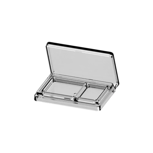 2-Pan Rectangular AS Fully-Transparent Pressed Powder Compact
