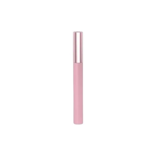 8ml / 0.27oz PETG Cylinder Mascara Tube with Aluminum Cap & Straight Nylon Bristle Spoolie Brush