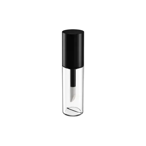 5.3ml / 0.18oz PETG Cylinder Lip Gloss Tube with ABS Cap & Doe-Foot Applicator