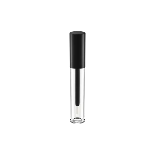 1.7ml / 0.06oz PETG Cylinder Lip Gloss Tube with Aluminum Cap & Customizable Wand Applicator