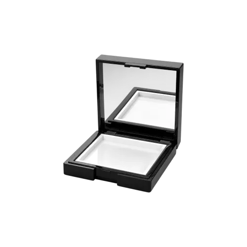 Single-Pan Square ABS Powder Compact with Mirror