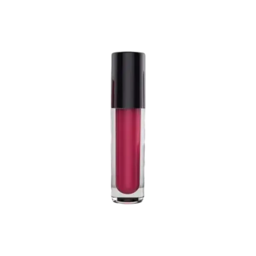 3.8ml / 0.13oz PETG Cylinder Lip Gloss & Concealer Tube with Customizable Curved Doe-Foot Applicator