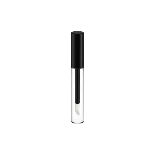 4ml / 0.14oz PETG Cylinder Lip Gloss Tube with ABS Cap & Doe-Foot Applicator