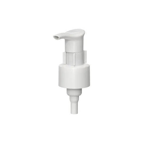 24-410 PP Saddle Head Anti-Drip Oil Pump, 1cc Dosage for High-Viscosity Formulas, External Spring, Twist Lock with E-Commerce Shipping Clip