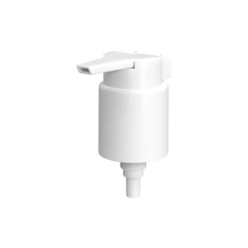 24-400 PP Flat Top Lotion Pump, 0.48cc Dosage with Twist Lock & External Spring