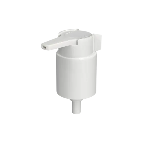 20-410 PP Flat Top Lotion Pump, 0.23cc Dosage with External Spring, Twist Lock & E-Commerce Shipping Clip