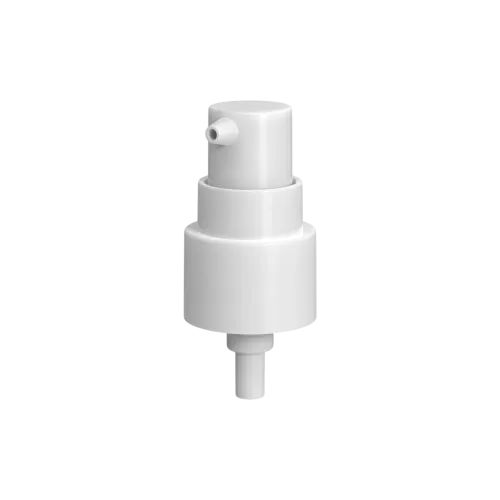 20-410 PP Serum & Treatment Pump, 0.23cc Dosage with External Spring & Domed Clear Overcap
