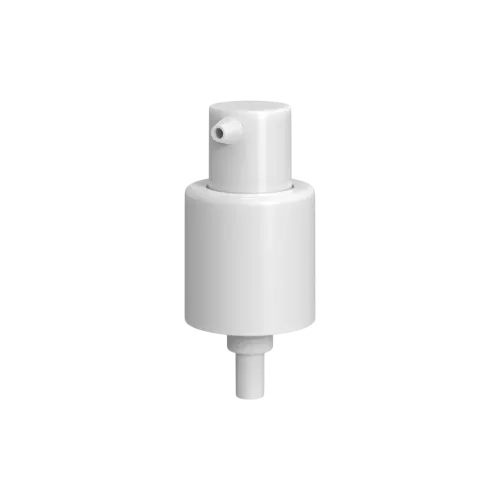 20-410 PP Slim Serum & Treatment Pump, 0.23cc Dosage with External Spring & Long Clear Overcap