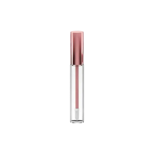 0.53oz / 15.8ml PETG Cylinder Lip Gloss Tube with ABS Cap, Wiper & Customizable Applicator