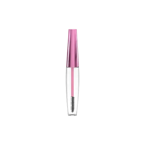0.6oz / 17ml Tapered Round PETG Mascara Tube with Tall Tapered ABS Cap & Brush Applicator