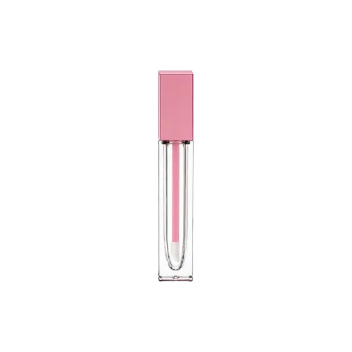 0.30oz / 9ml Thick-Wall AS Square Lip Gloss Tube with ABS Cap & Customizable Wand Applicator