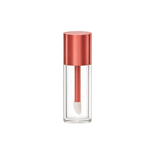 0.67oz / 19.7ml PETG Cylinder Lip Gloss Tube with Short ABS Cap & Doe Foot Applicator