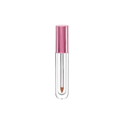 0.24oz / 7ml Rounded Bottom Thick Wall PETG Lip & Liquid Eyeshadow Tube with ABS Cap & Pointed Tip Applicator