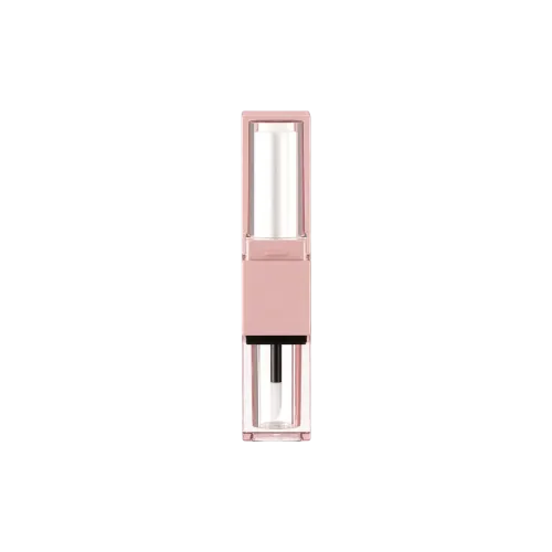 3.8g PETG Dual-Ended Square Lipstick & Lip Gloss Tube with 12.1mm PP Bullet Cup & Doe Foot Applicator