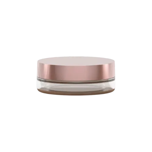 1.7oz / 51ml AS Plastic Straight Sided Cosmetic Jar with Lined ABS Cap